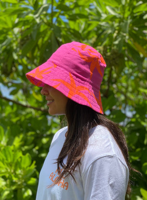 Pūniu Hat | Pua Kamakahala - pink - ALL SALES FINAL