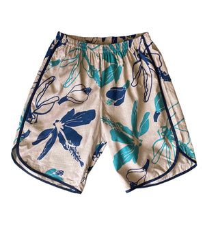 All Aloha Bertas - Kāne shorts | Pua Aloalo - beige