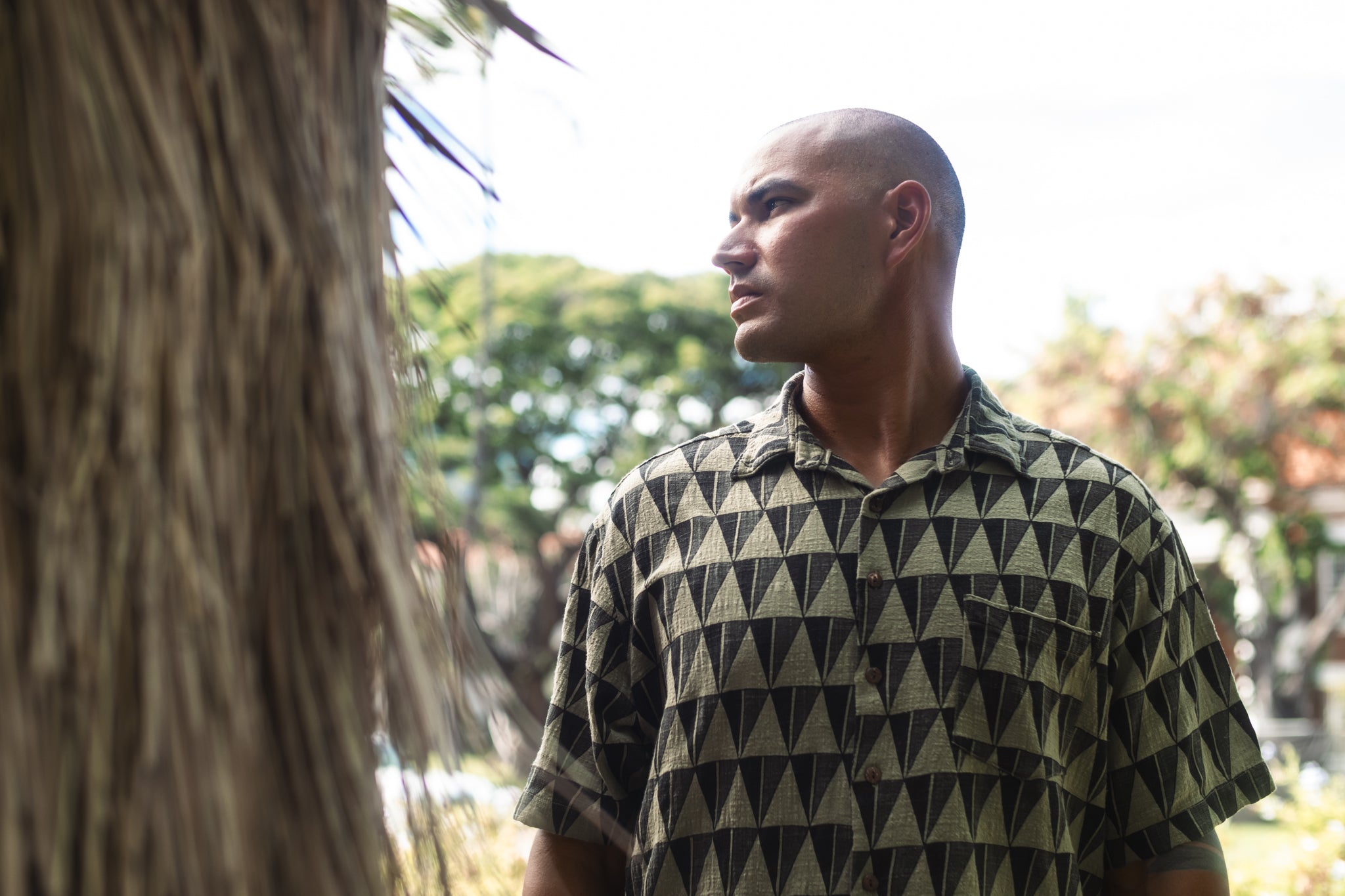 Kūlua | Kāne Aloha Shirt - green