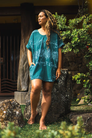 Kuahu | Kimono dress - emerald