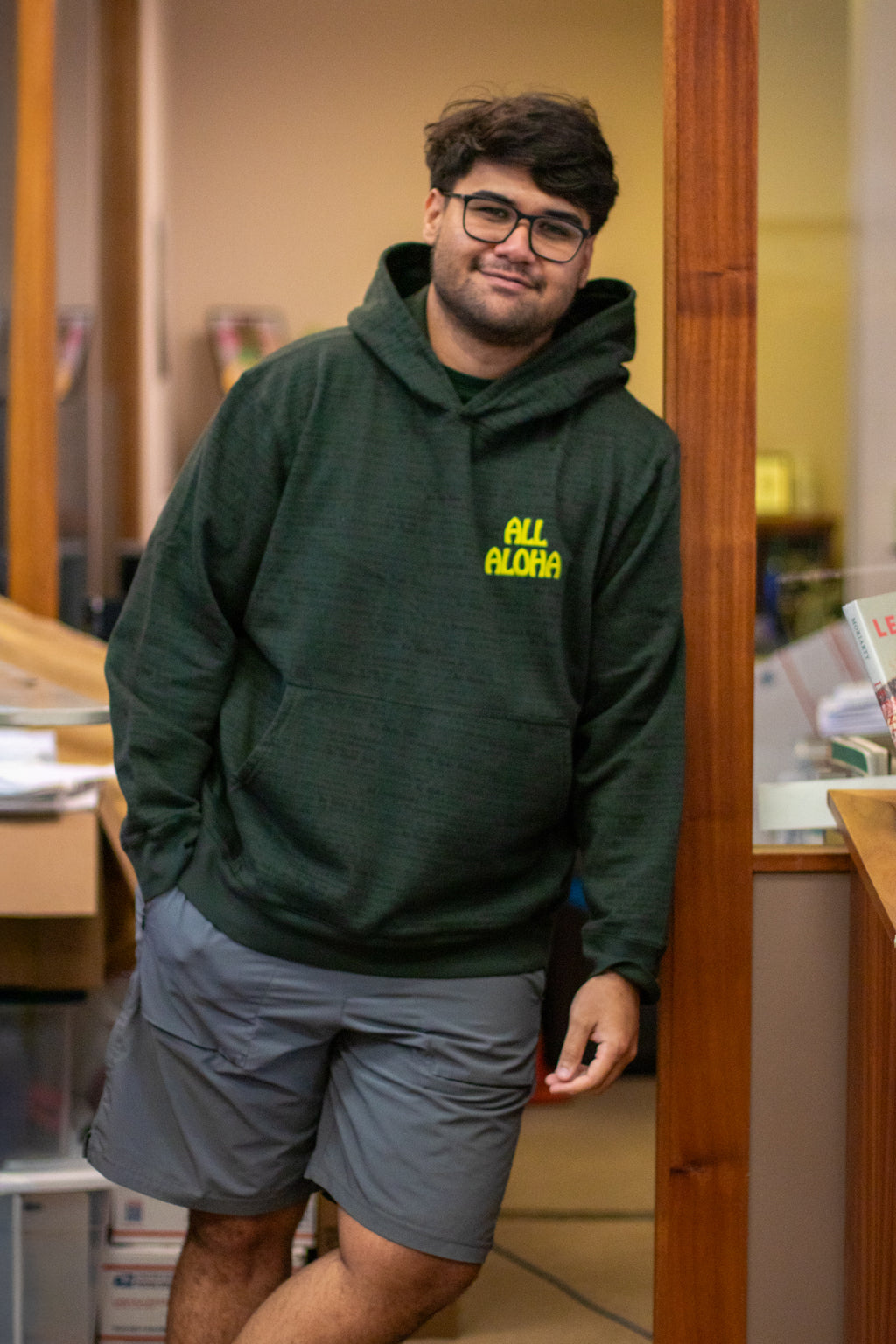 Ke Aloha 'Āina | Unisex Hooded Sweatshirt - all over print