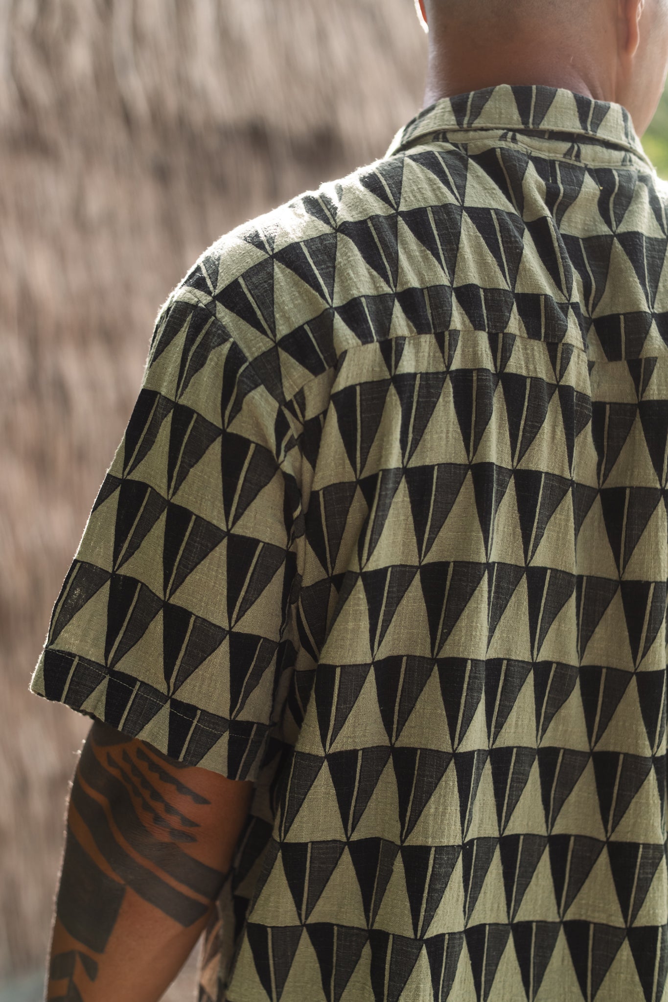 Kūlua | Kāne Aloha Shirt - green