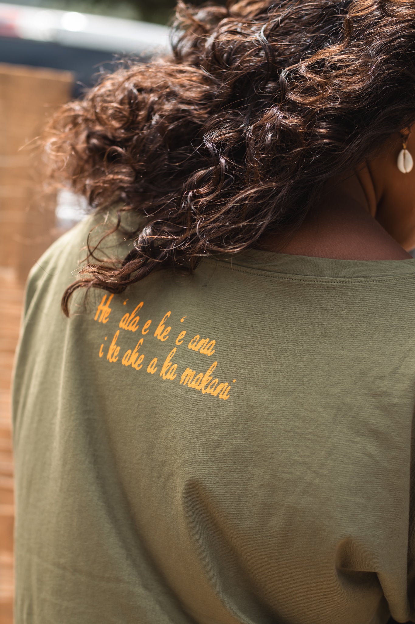 He'e + Alahe'e | Kimono Top - green