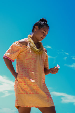 All Aloha | Luanaaloha Dress - Ke Aloha 'Āina - orange