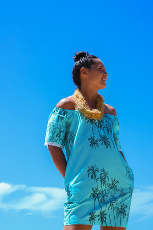 All Aloha | Luanaaloha Dress - Niu - aqua