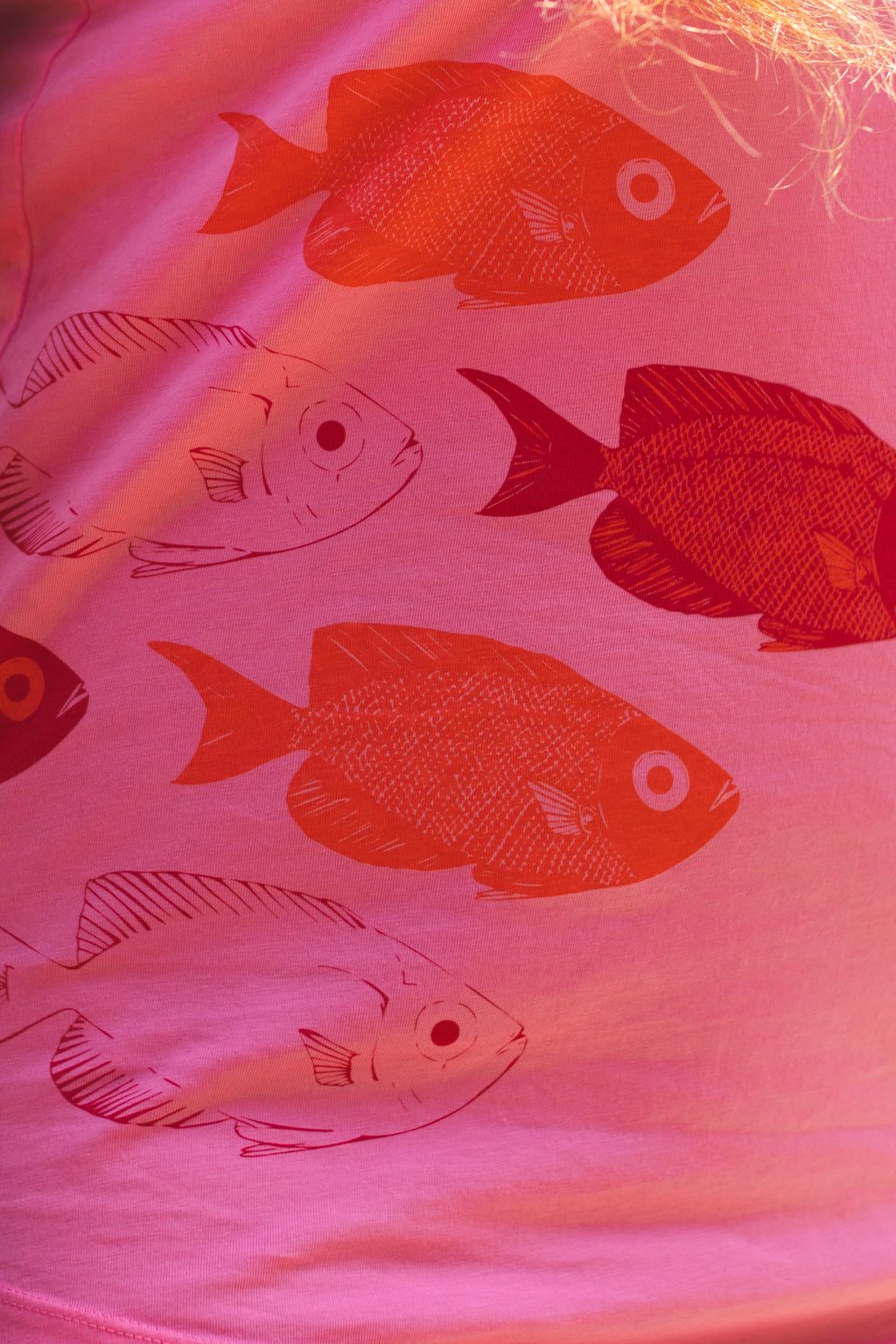 'Āweoweo | Wahine Scoop Tee - pink