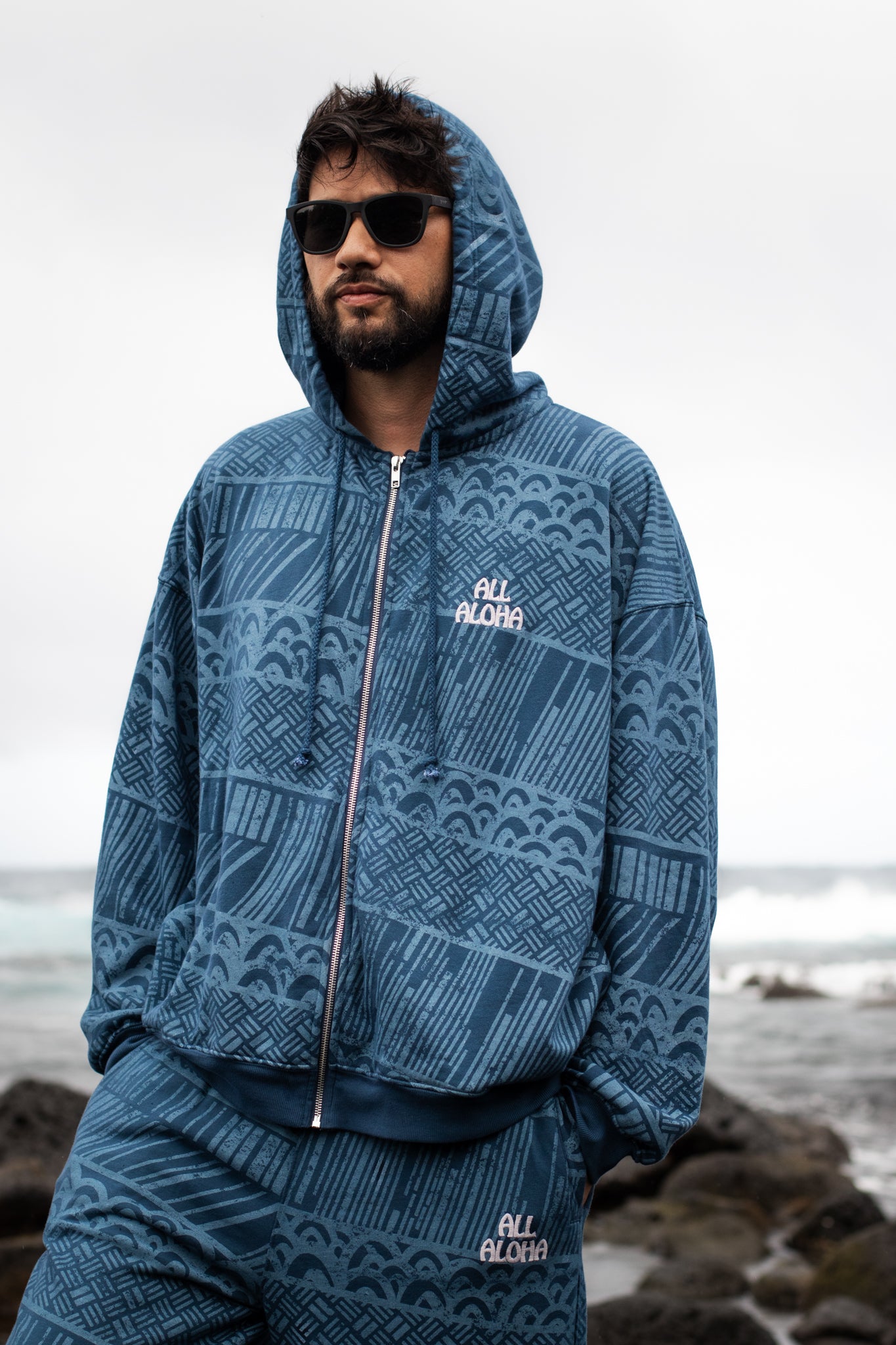 He Ho'ehono Ua | Zip-up Hooded Jacket