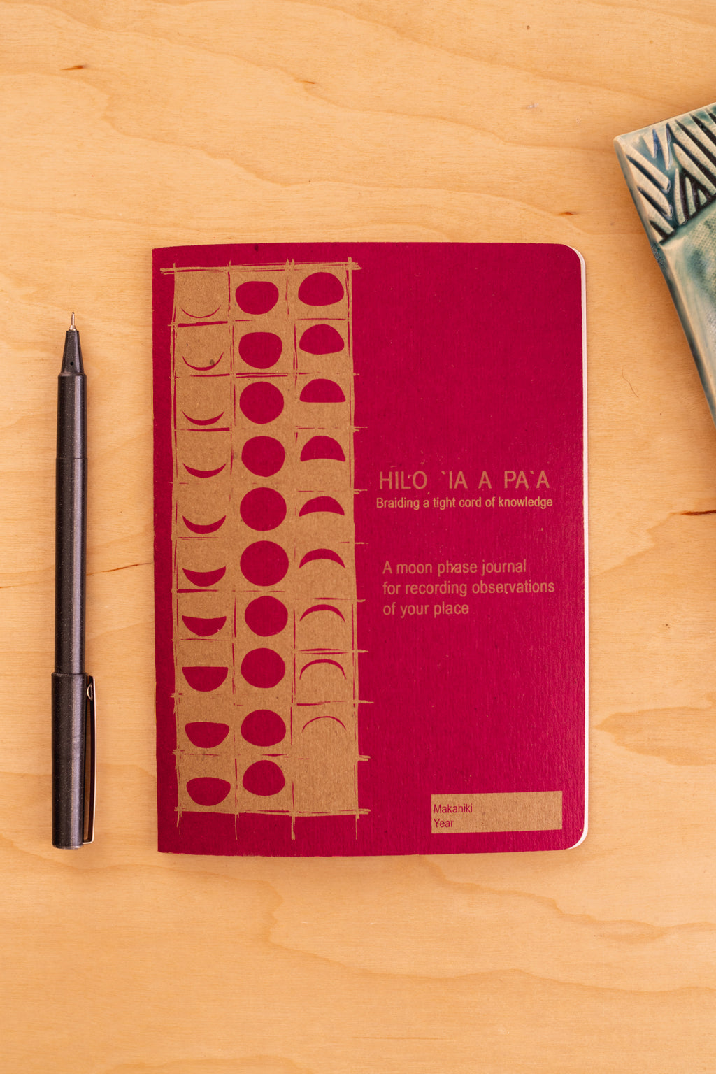 Hilo ʻIa A Paʻa | Moon Phase Journal - red - *ASF*