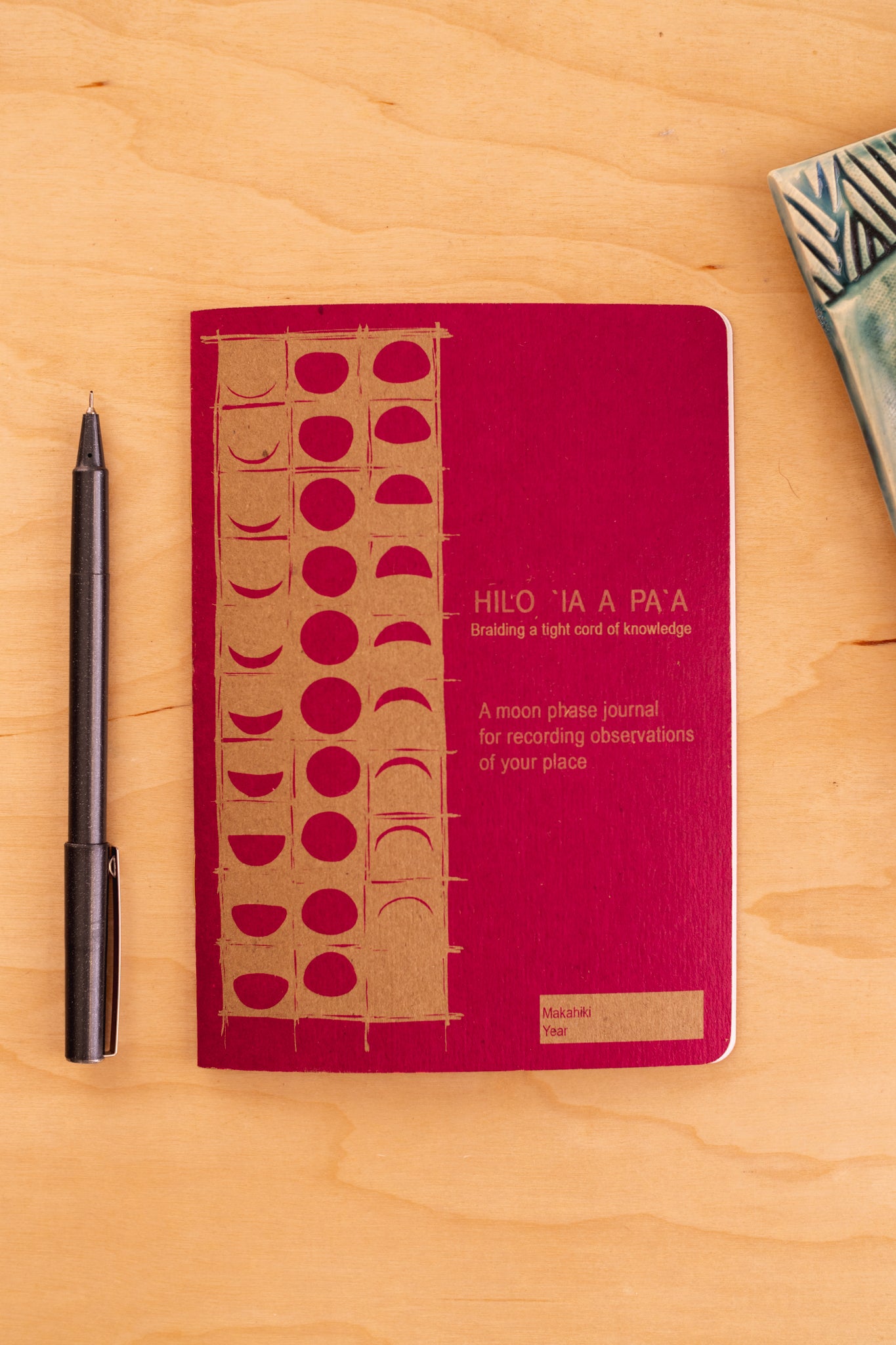 Hilo ʻIa A Paʻa | Moon Phase Journal - red - *ASF*