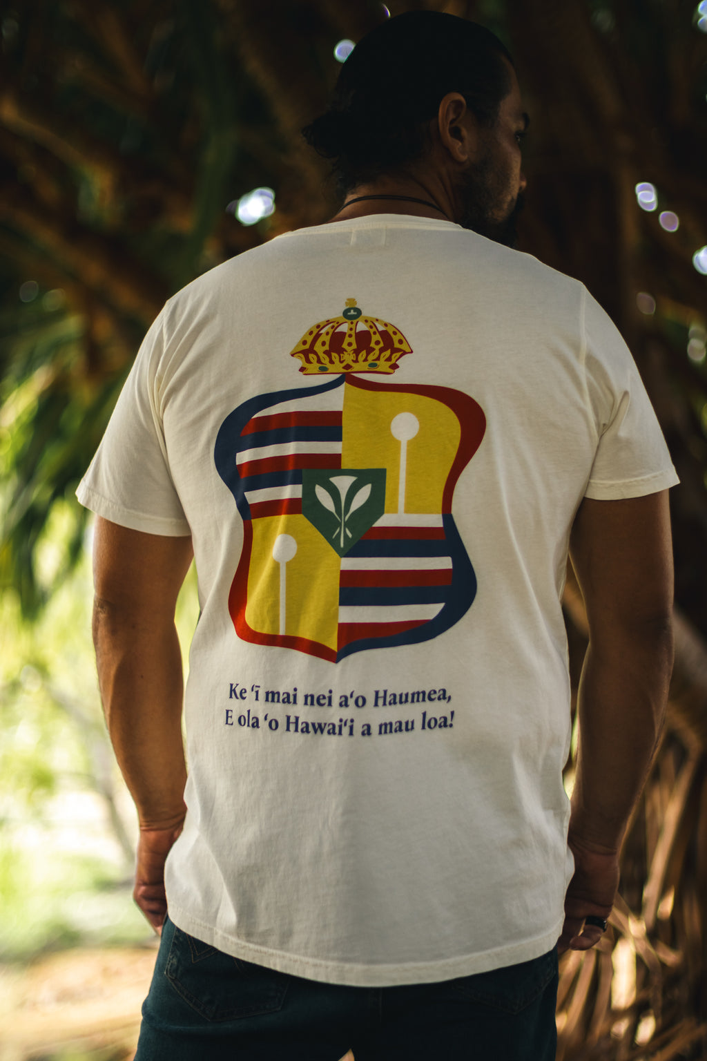 Ka Hae Kalaunu o Liliʻuokalani | Unisex Tee - creme