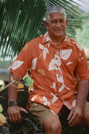 Hāli'i Maile | Kāne Aloha Shirt - brown