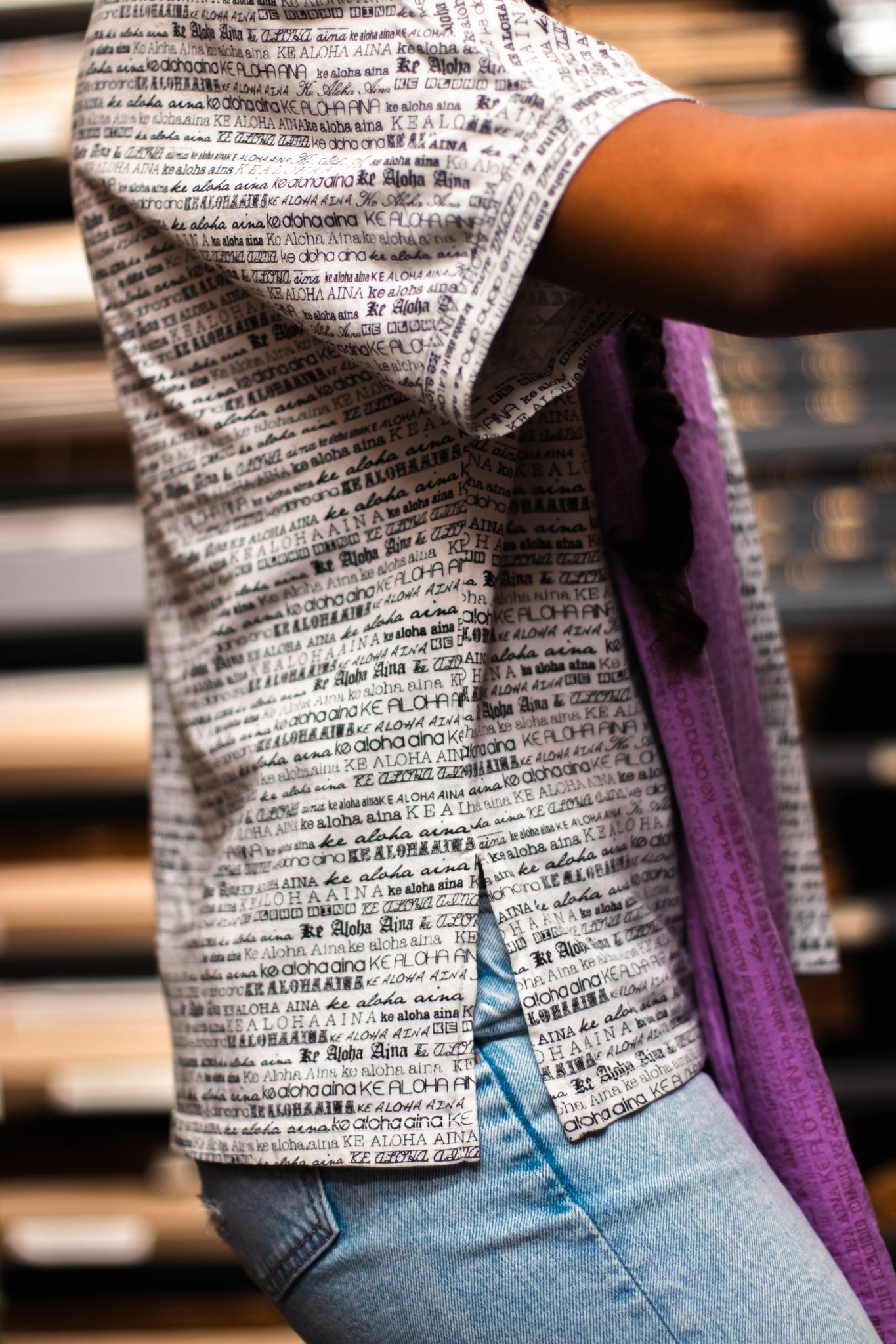 Ke Aloha 'Āina | Relaxed Top - white