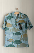 All Aloha | Pullover Aloha Shirt | Nenue - blue