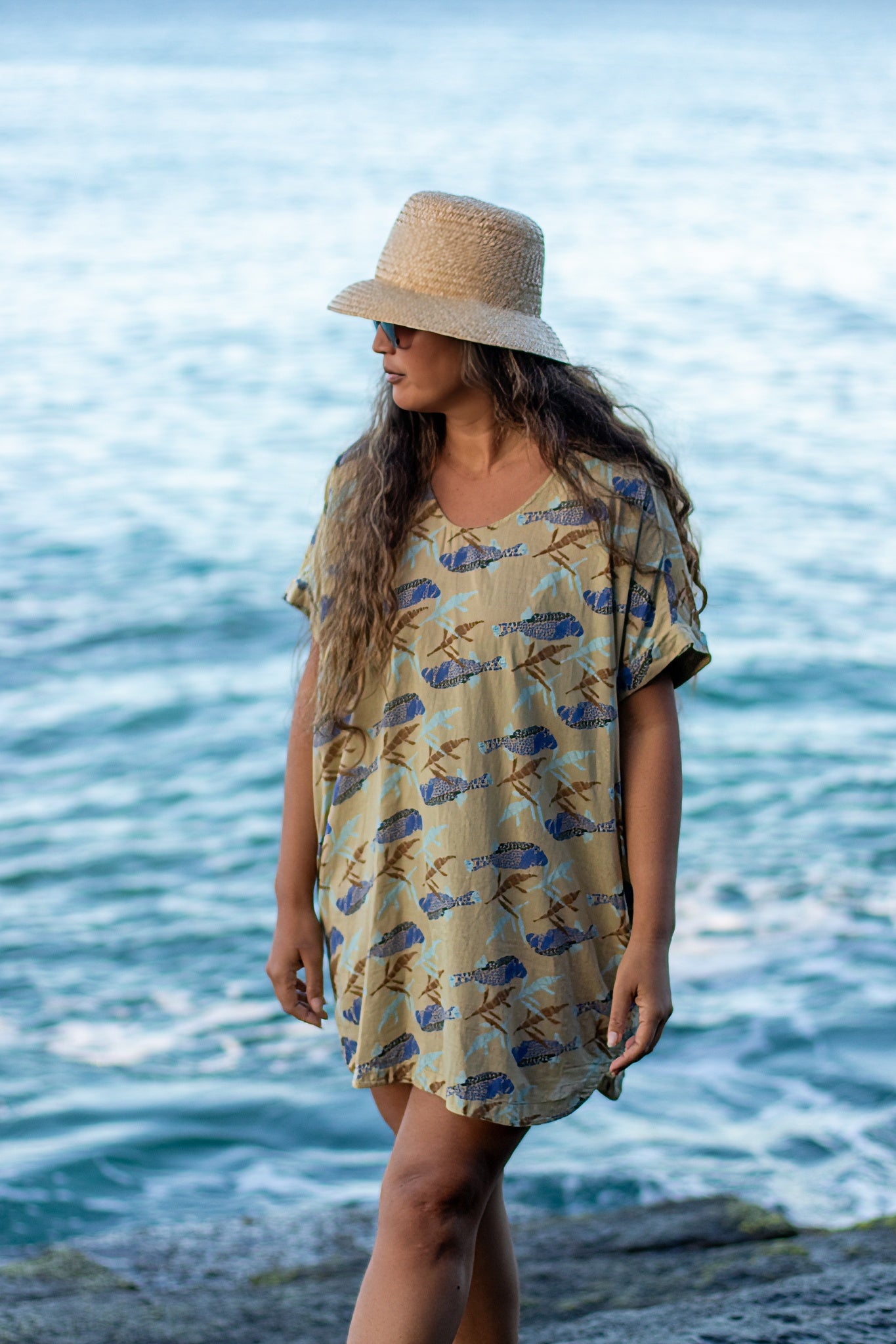 Kimono Dress | Moa & Hulumoa - sand