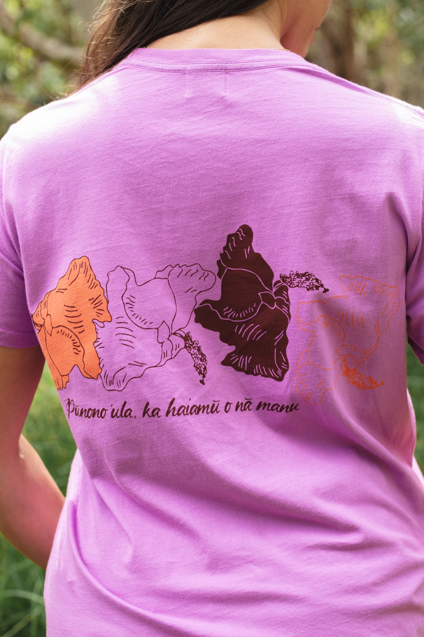 Koki'o/Hau hele 'ula | Wahine Tee - purple