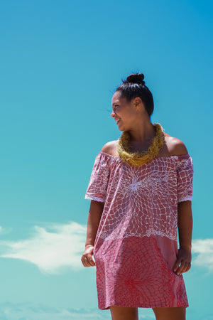 All Aloha | Luanaaloha Dress - 'Upena - dusty pink