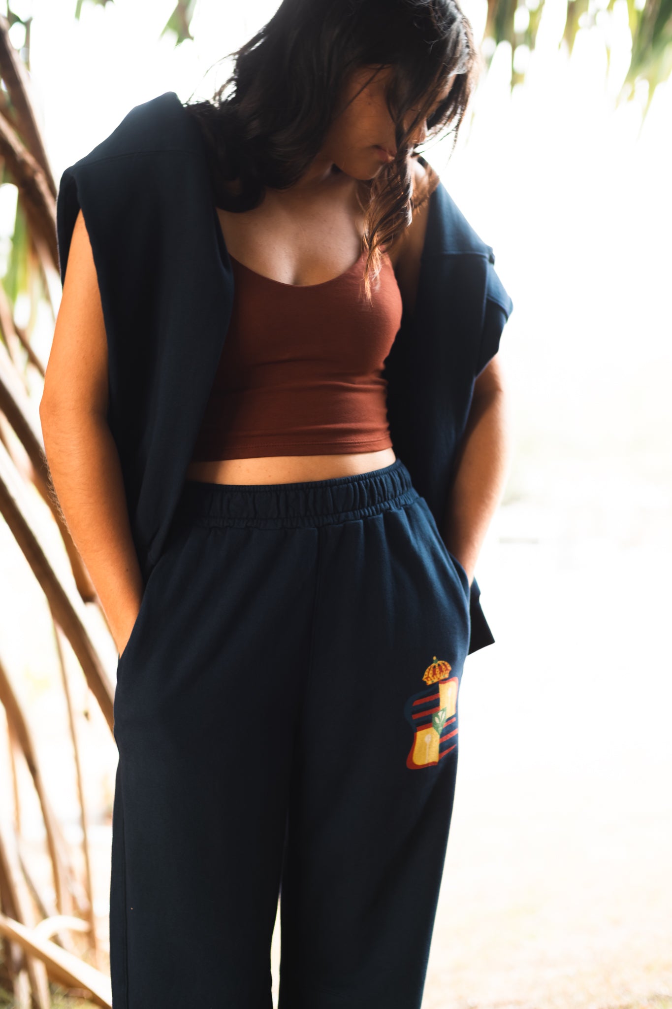 Pilialo | Long bralette - brick - *ASF*