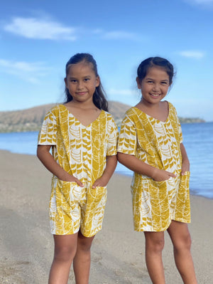 Ka Wa'a Kaulua | 'Ōpio Romper - white - *ASF*