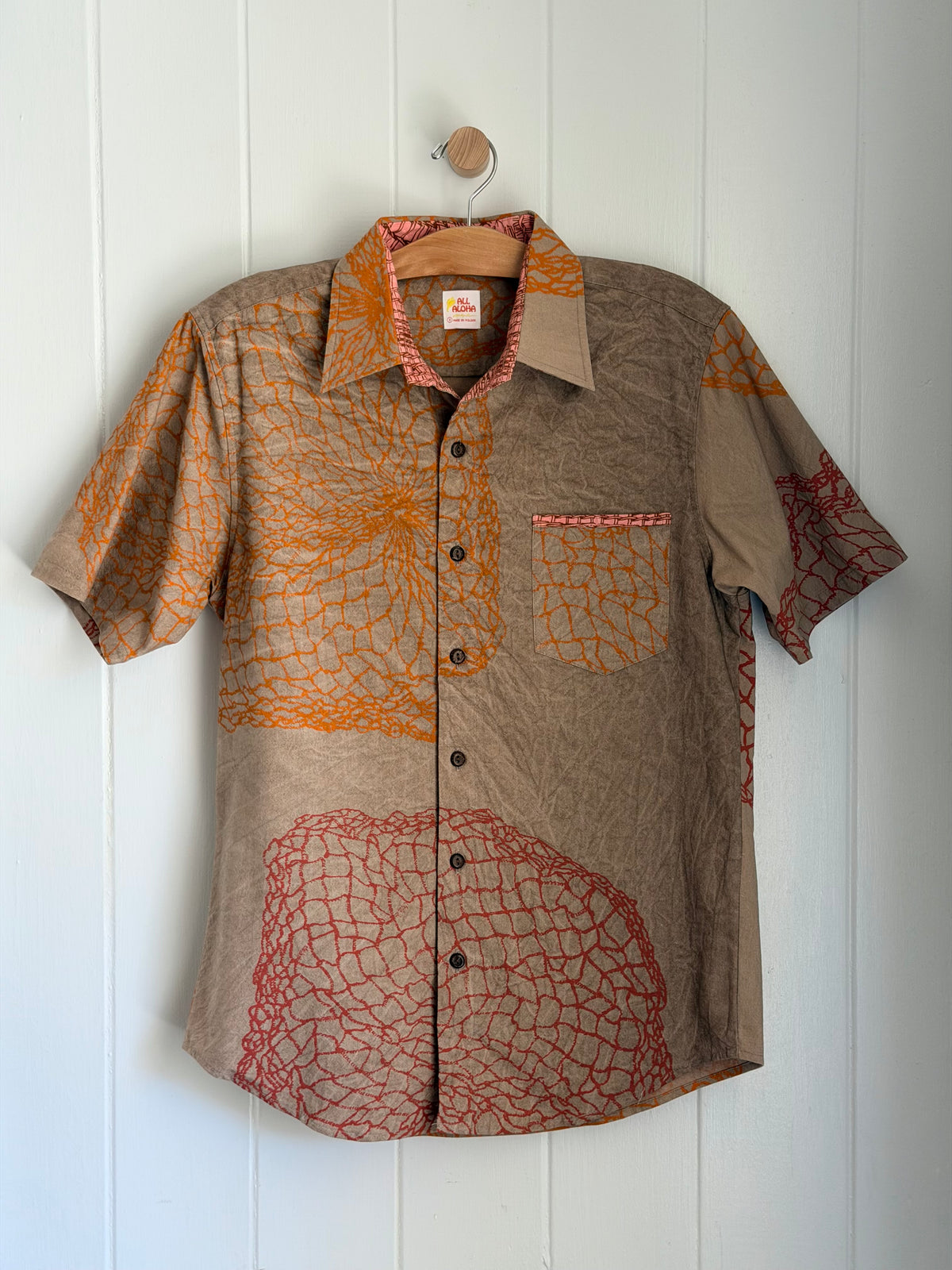 All Aloha | Button-down Aloha Shirt | ʻUpena - brown
