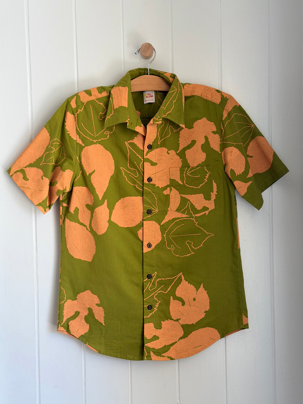 All Aloha | Button-down Aloha Shirt | Wauke - olive