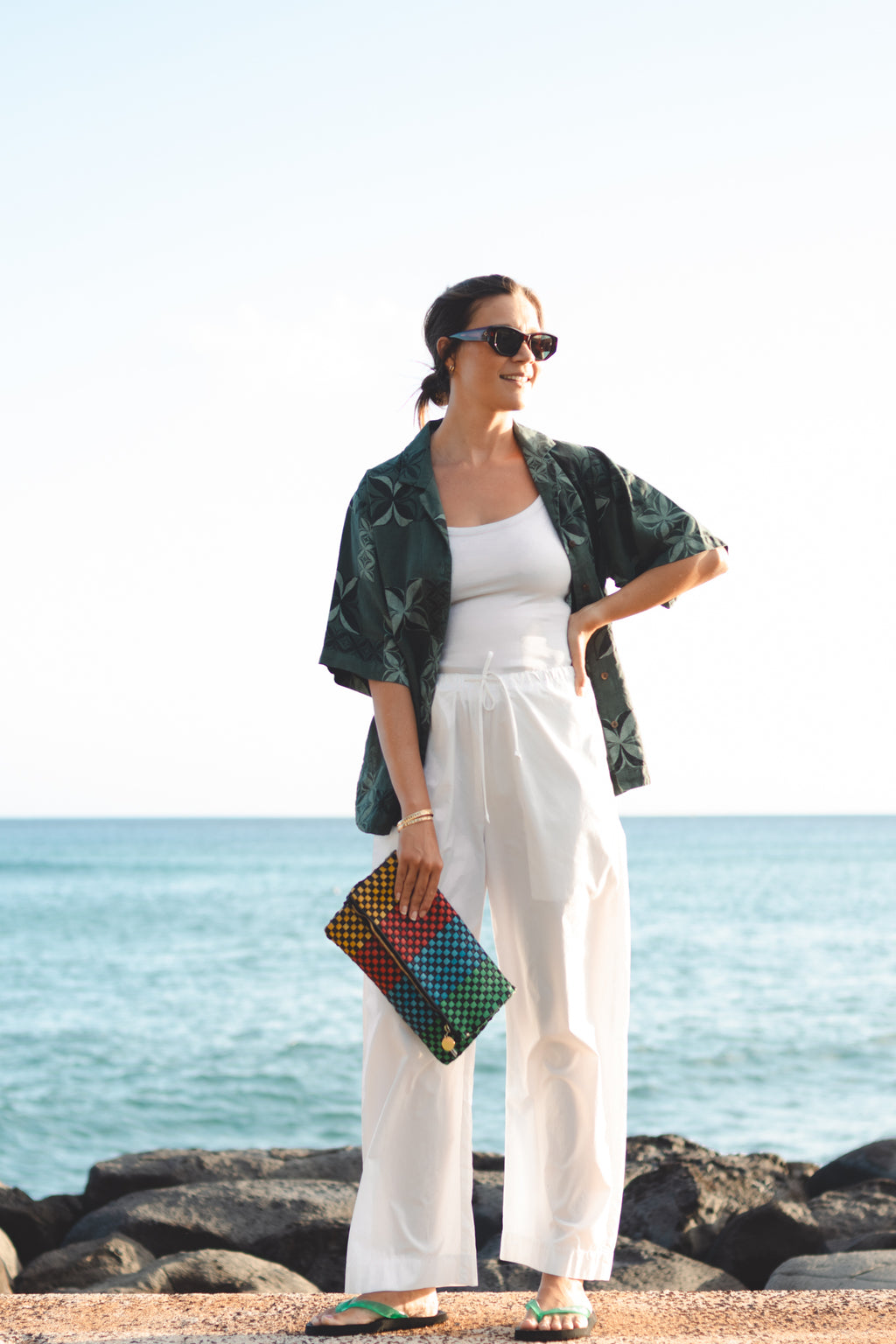 Moana Motifs | Breezy Top - green