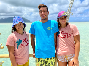 ALL ALOHA | Wahine Tee - dusty rose
