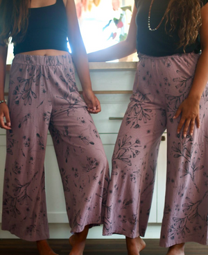 Nohoanu | Wide Leg Lounge Pant - mauve