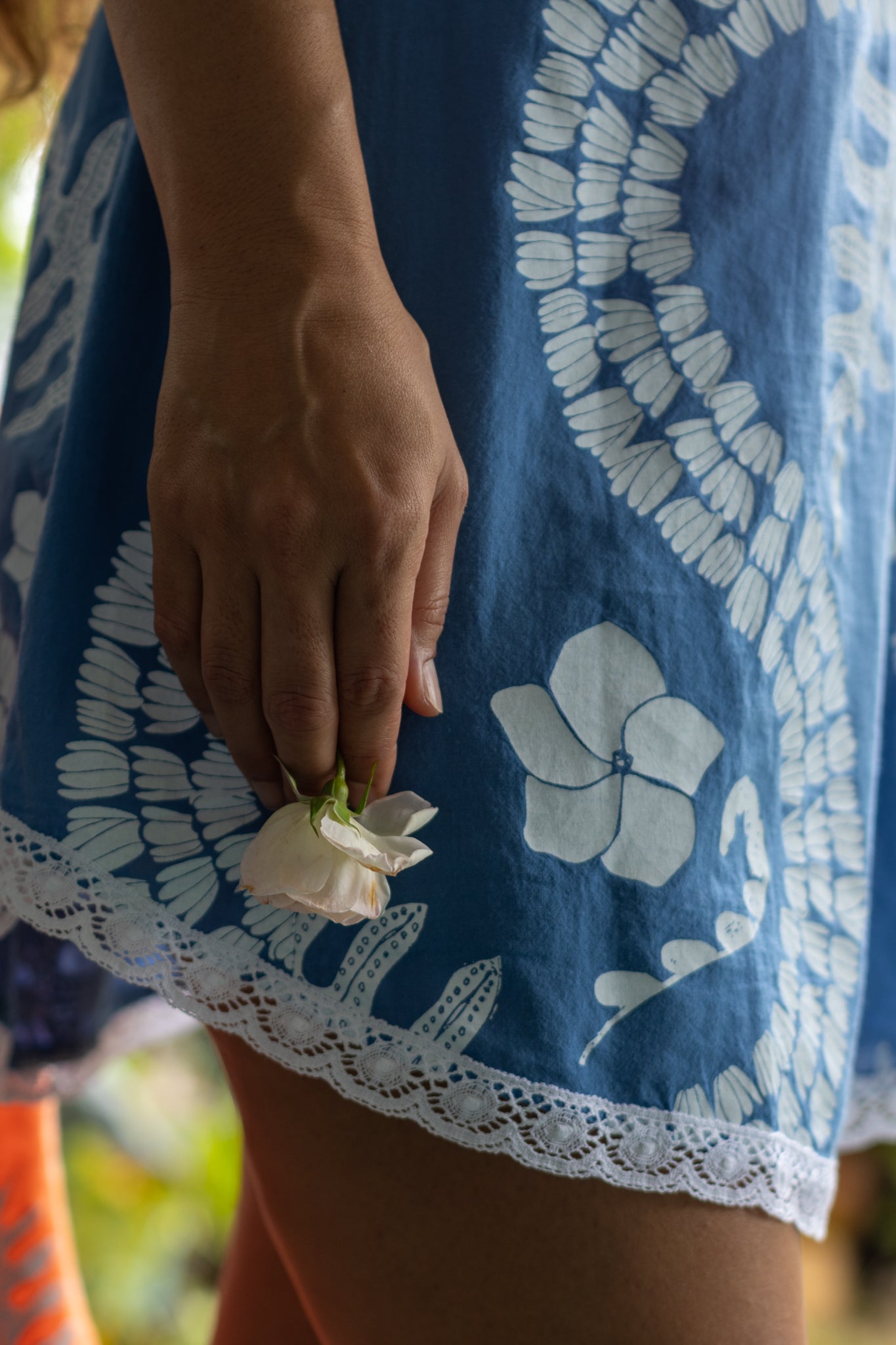 He Aloha no Tahiti | Tank Beach Dress - blue