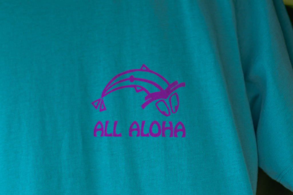 Pua Hau | Kāne Tee - teal