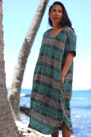 Haumea V. - Ke Kapa o Ke Ao | Maxi Dress - dark gray