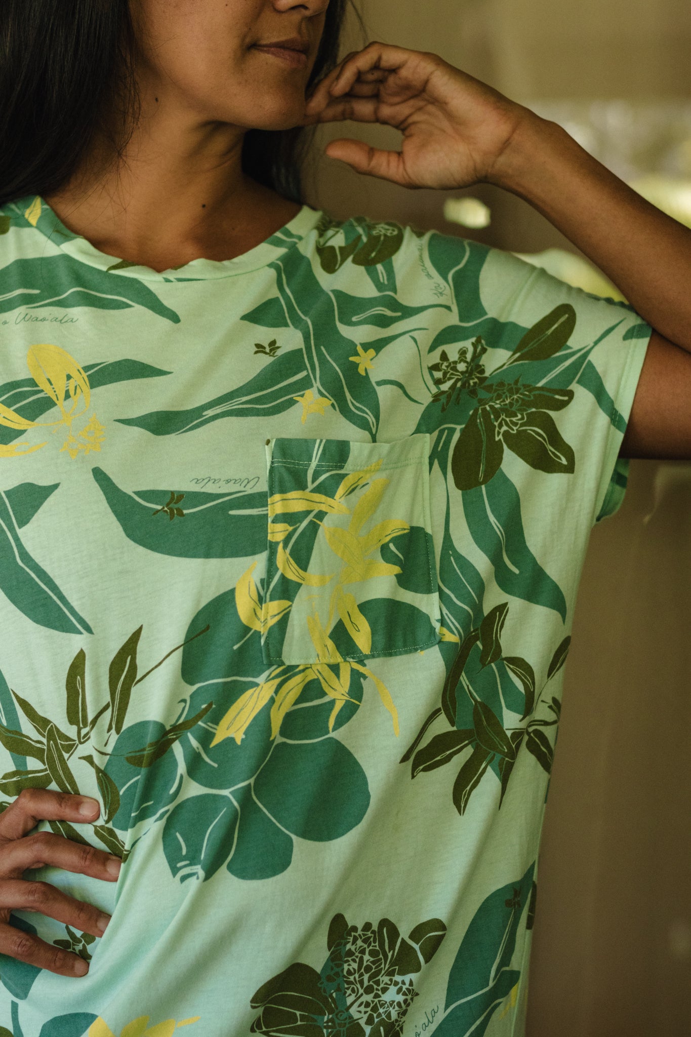 ʻIliahi | Tee dress - mint