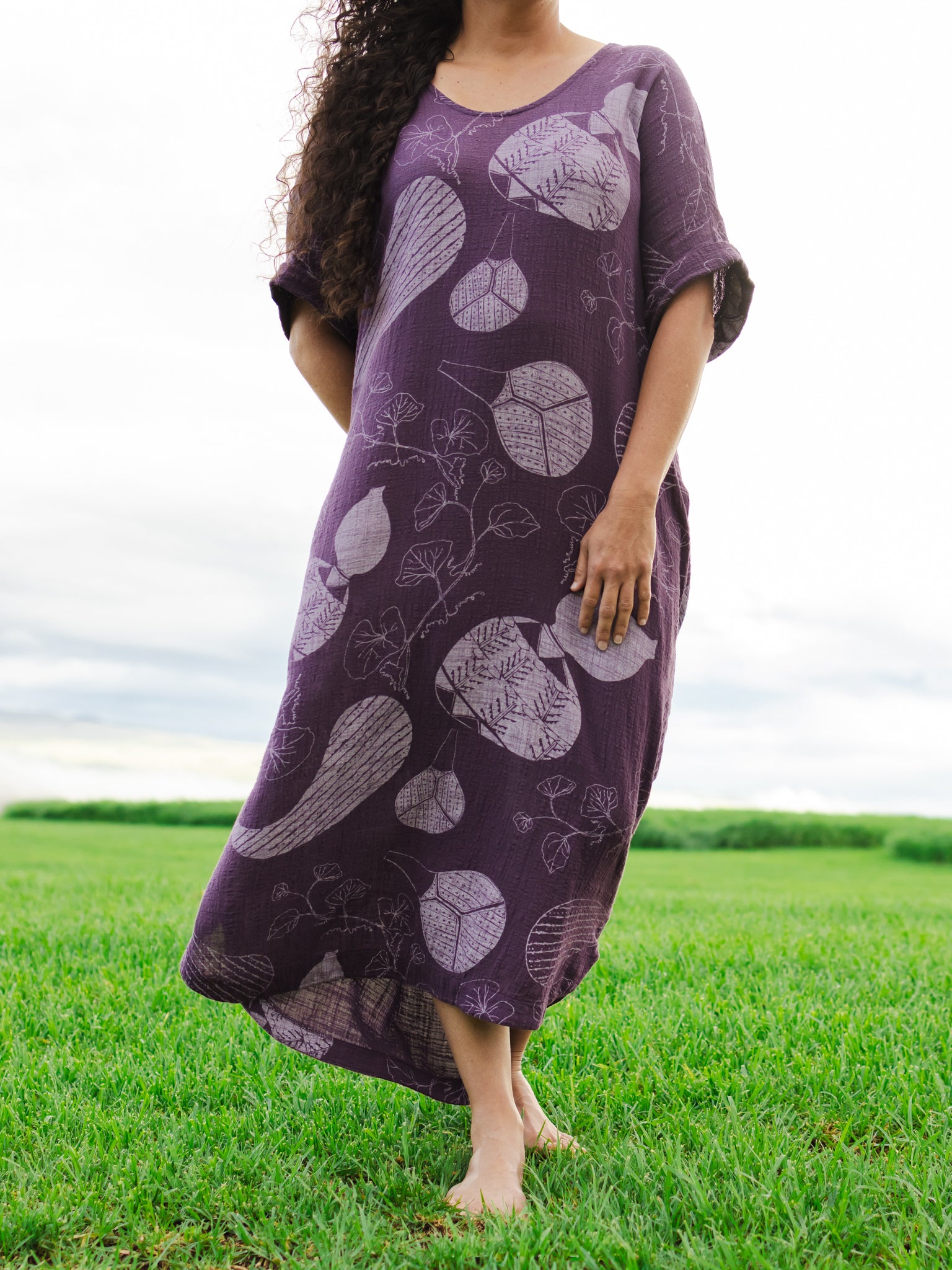Ipu | Maxi Dress - purple