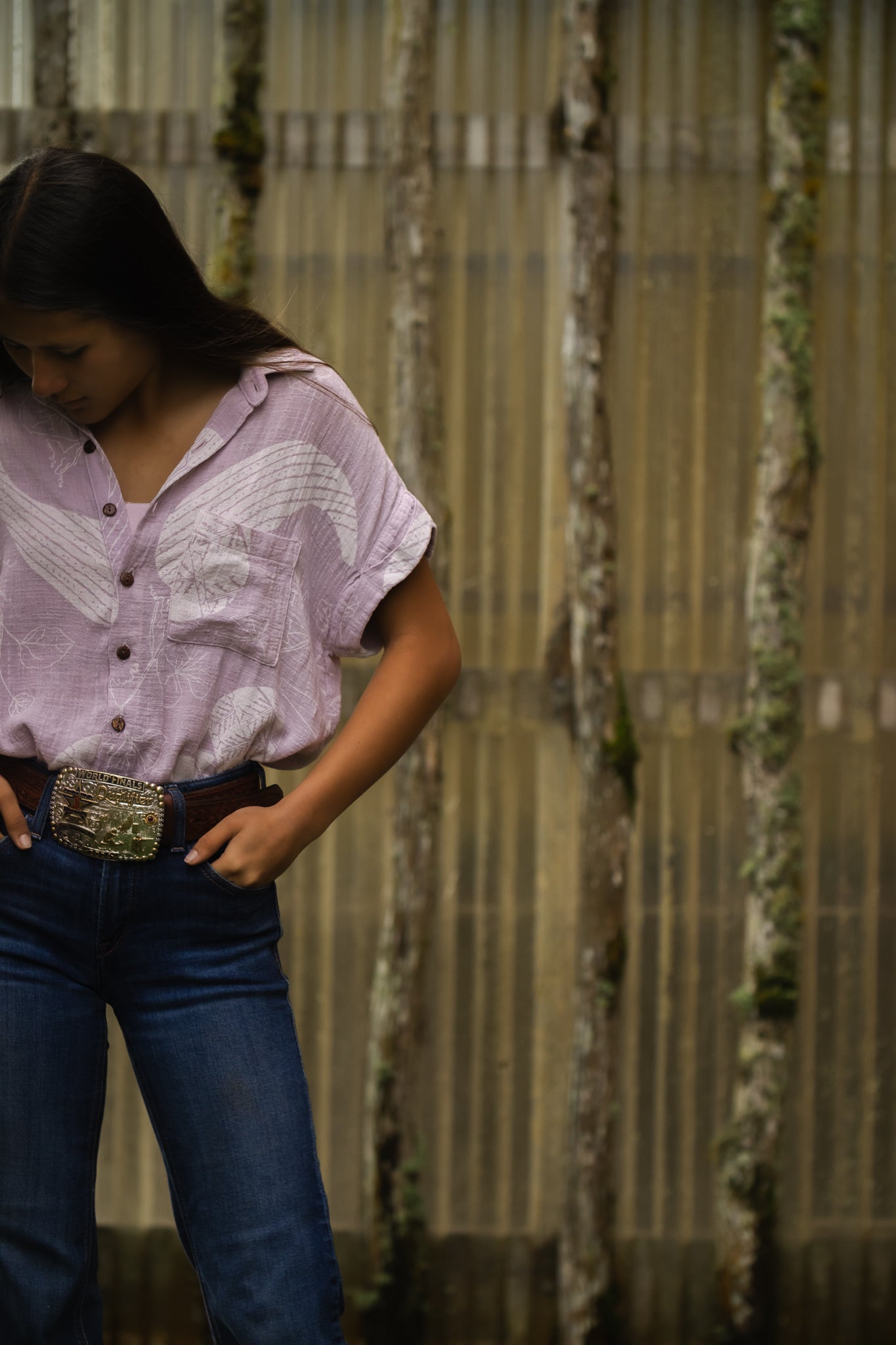 Ipu | Wahine Aloha Shirt - light purple