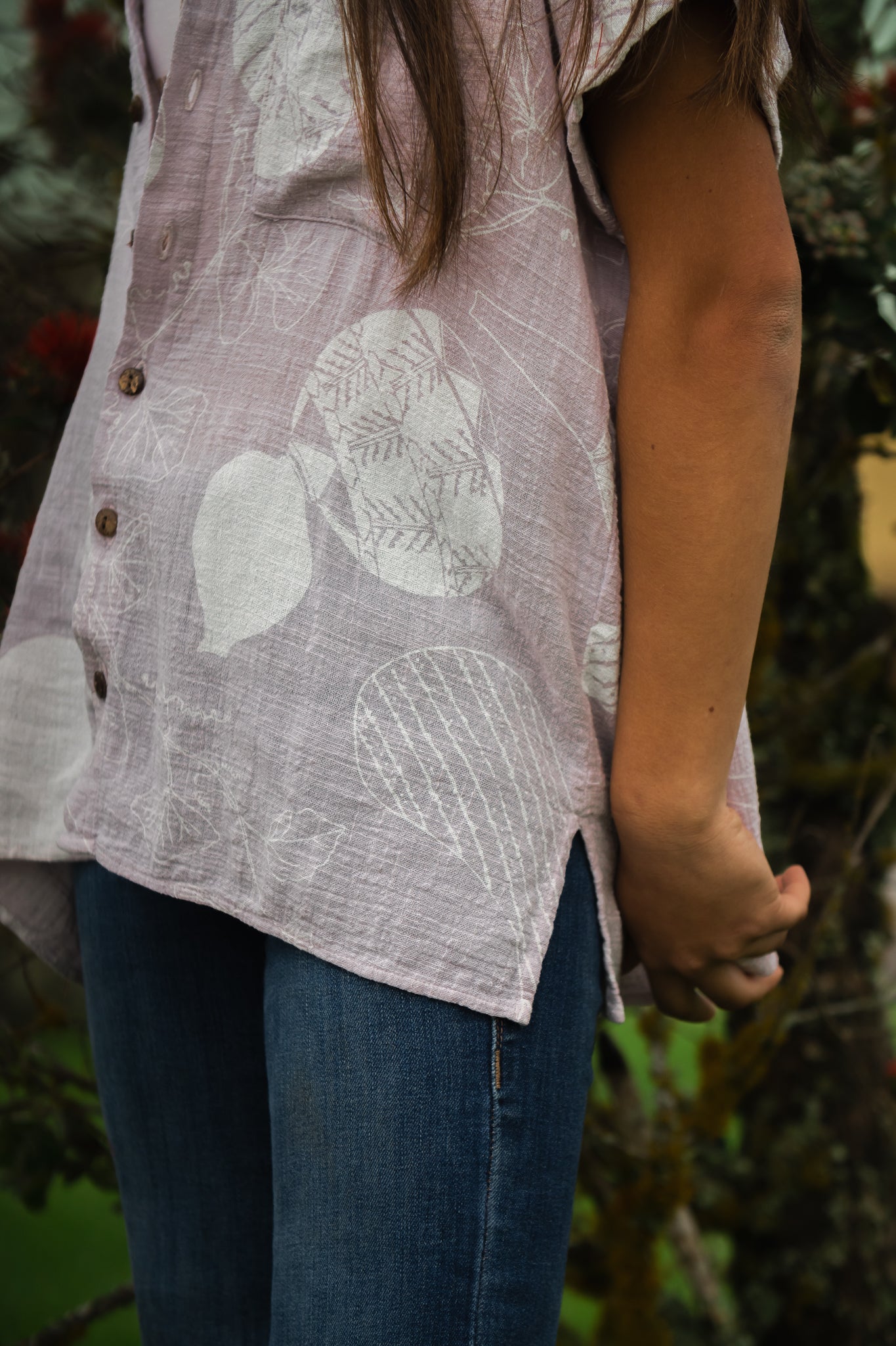 Ipu | Wahine Aloha Shirt - light purple