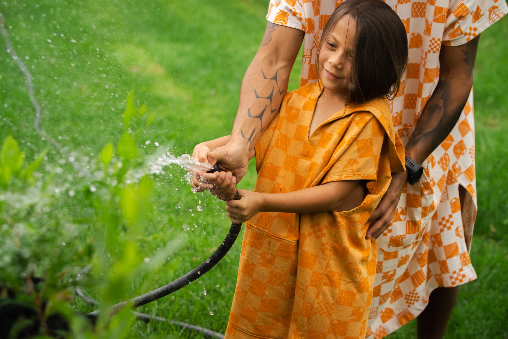 Ipu | ʻŌpio Beach Cover-up - orange