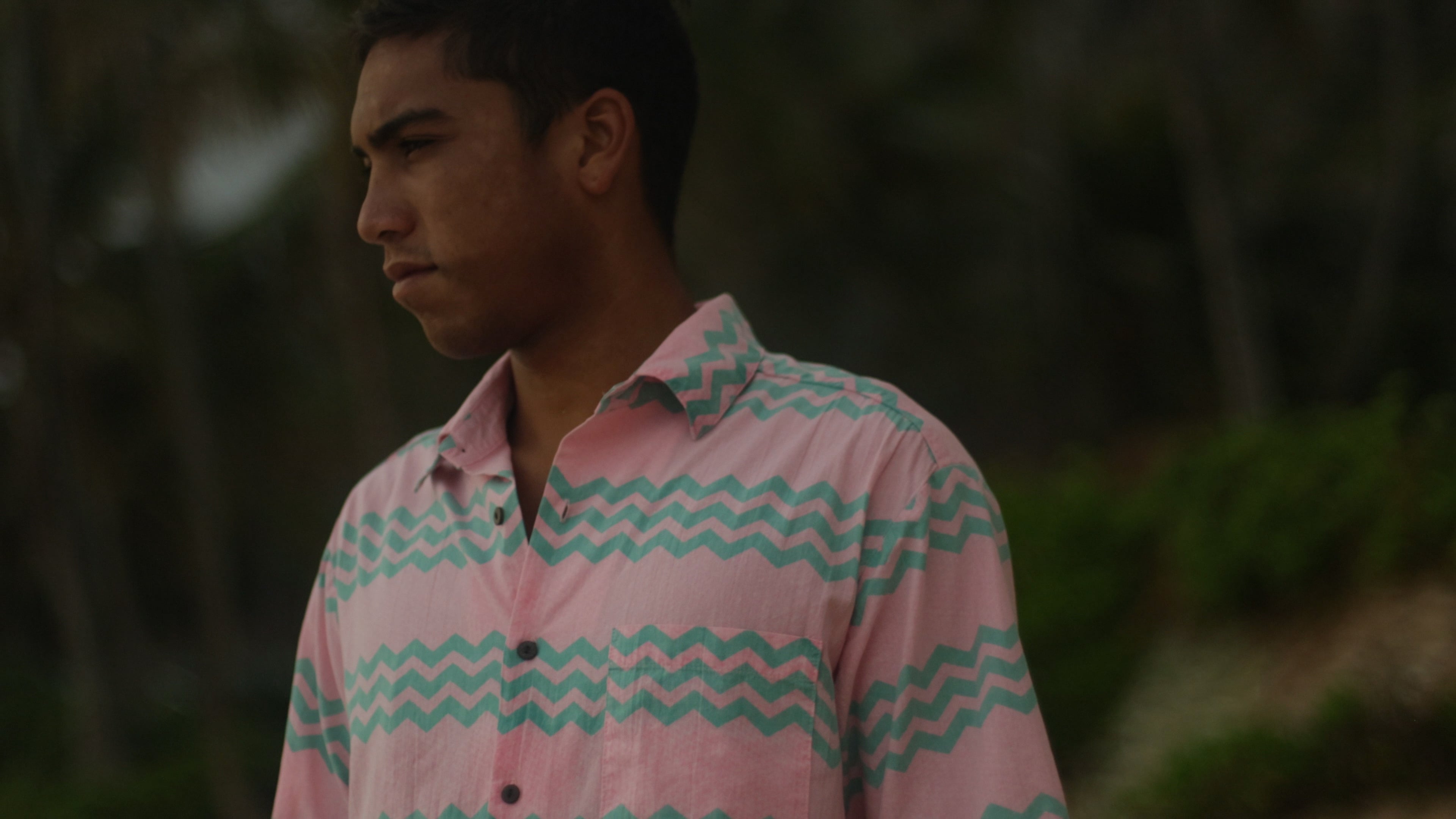 Kai Nui, Kai Iki | Kahikikū Aloha Shirt - pink