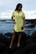 Kīkākapu | Collared Dress - yellow