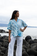 Kīkākapu | Breezy Top - ice blue