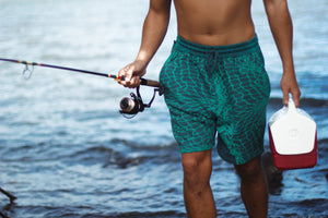 'Upena | Unisex Drawstring Shorts - teal